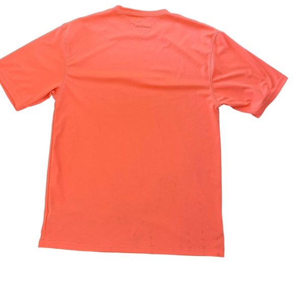 SYNTREL BOXY CREWNECK GRAPHIC TEE Neon Orange White - Picture 3 of 8